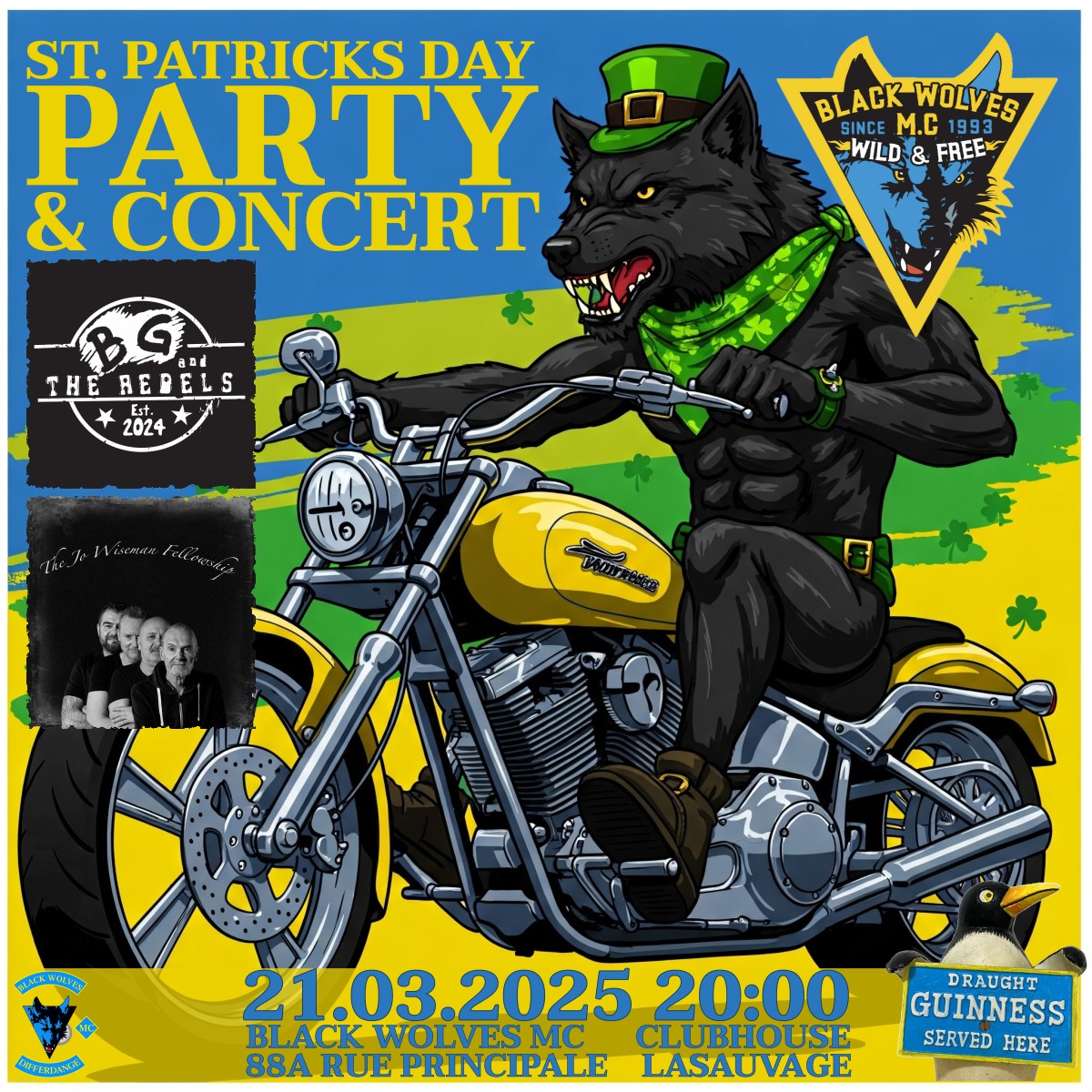 Black Wolves MC St Patricks Day Party